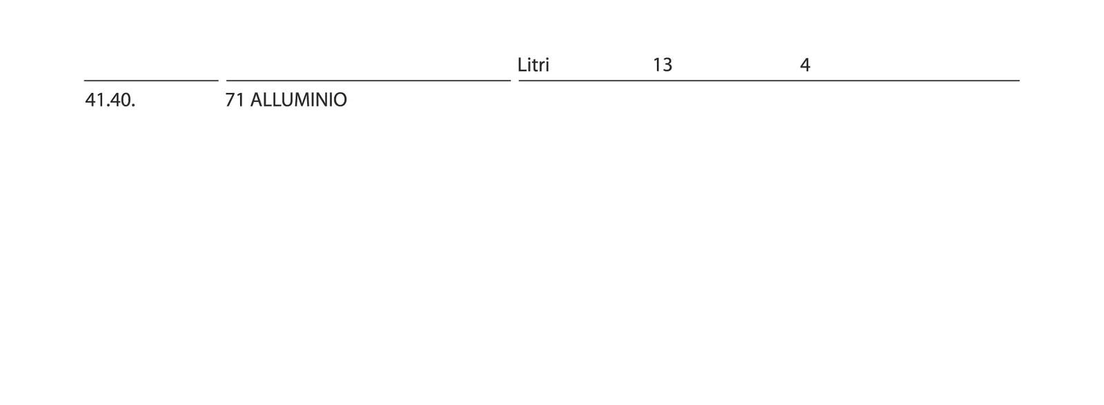 Formati disponibili di ALLUMINIO BITUMINOSO