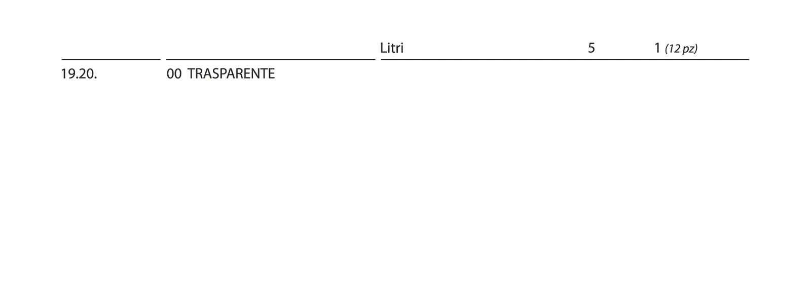 Formati disponibili di IDROPOLISIL